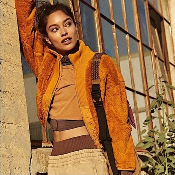 NWOT Free People Gear Up Sherpa Jacket S or M - Picture 1 of 17